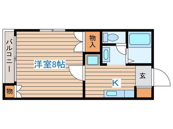 向山グリーンハウスの物件間取画像